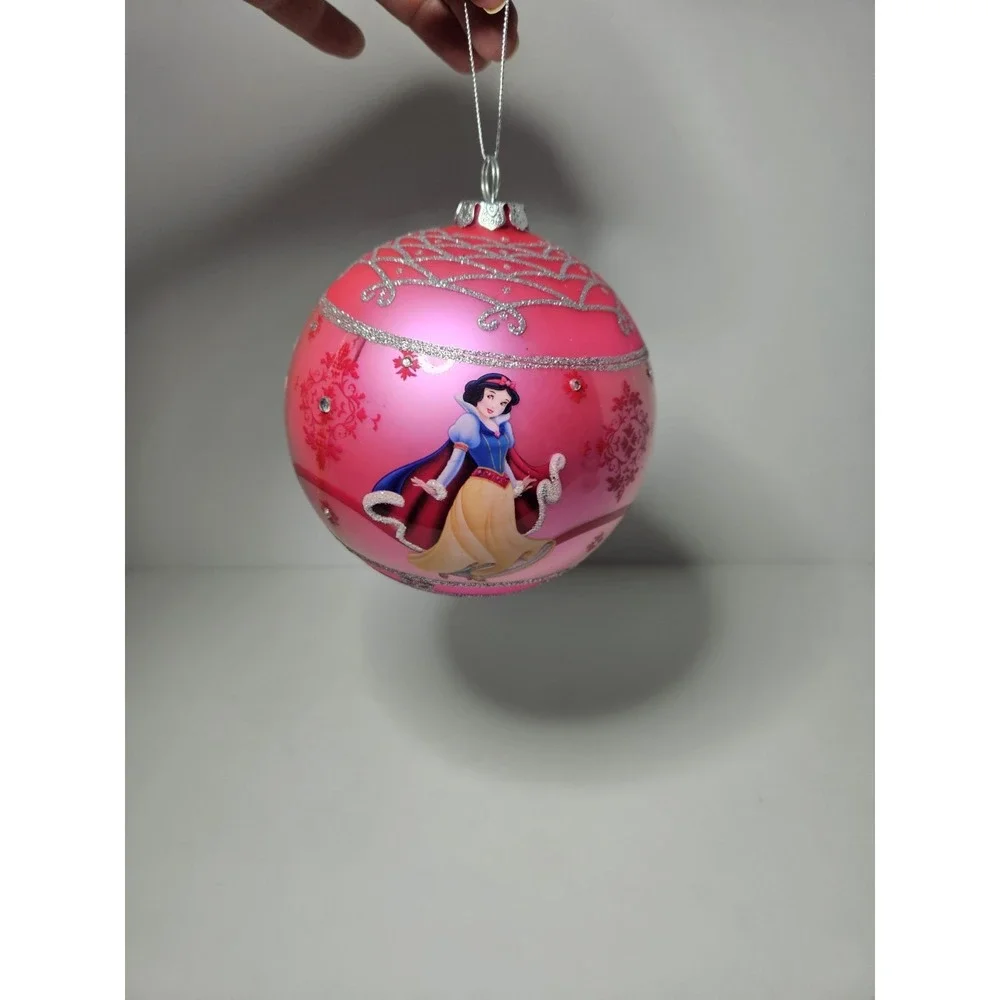 Disney Princess Cinderella Glass Christmas Ornament Large 5